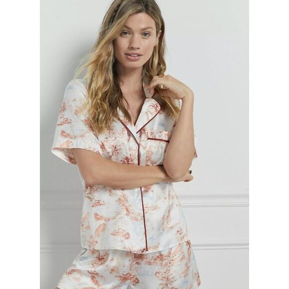 Anthropologie L Space Nova Tropique Pajama Short SET - Size M - New - Picture 2 of 10